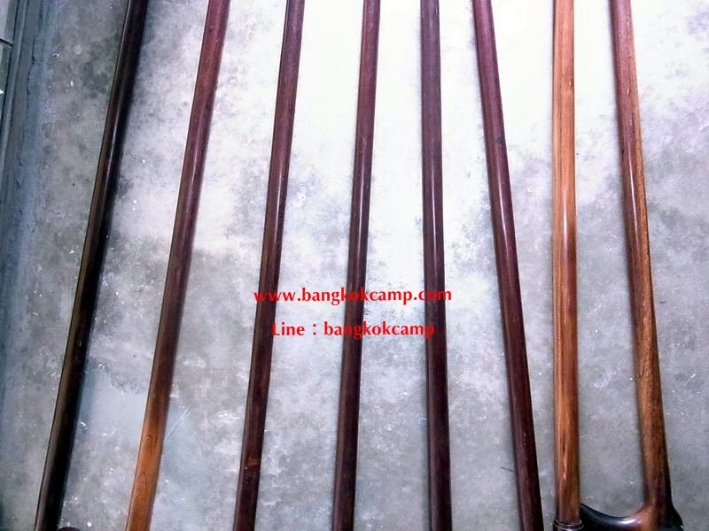 ไม้เท้า ไม้มะค่า (ชุด6)