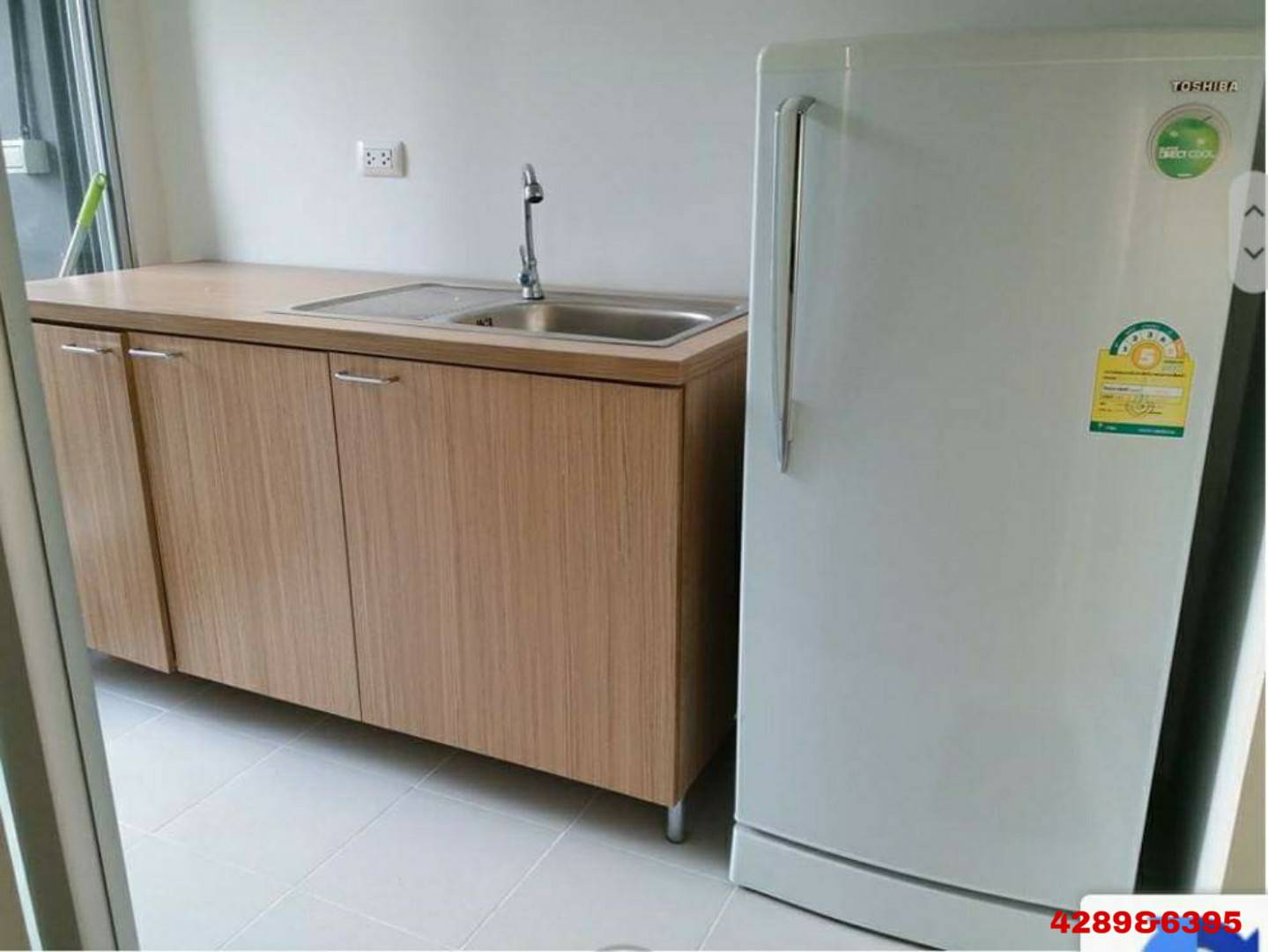 ขายด่วนคอนโด D Condo Ramkhamhaeng 64/2 ห้องสตูดิโอ (สามารถกั้นห้องนอนแยกเป็น 1 ห้องนอนได้)