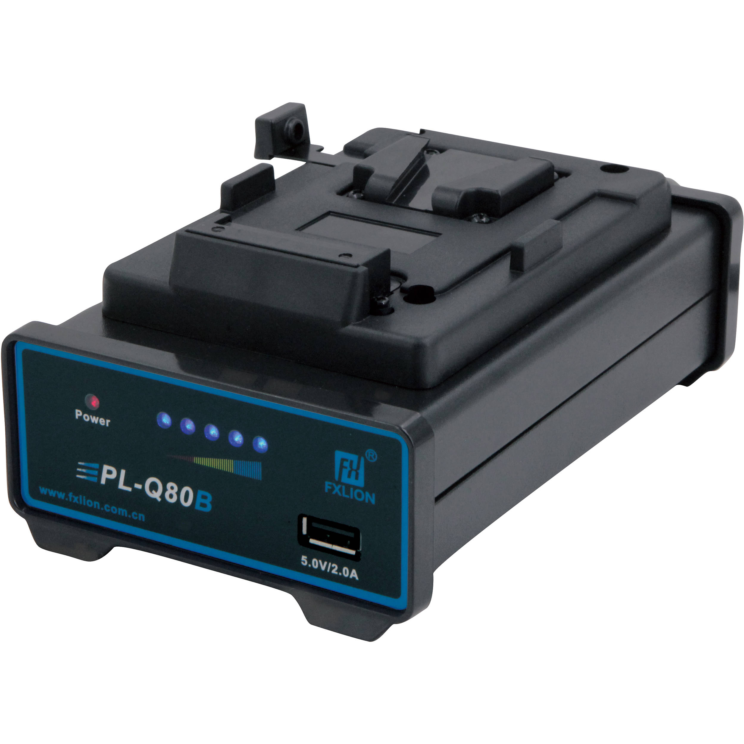 FXLION PL-Q80B V-Mount Quick Charger แท่นชาร์จแบตเตอรี่แบบ 1 ก้อน
