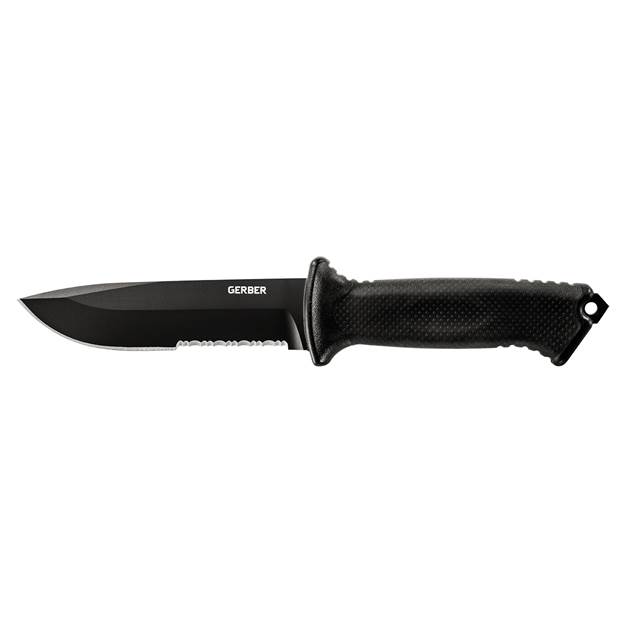 มีดใบตาย Gerber Prodigy Survival Knife, Serrated Edge, Black [22-41121] ของใหม่ ของแท้