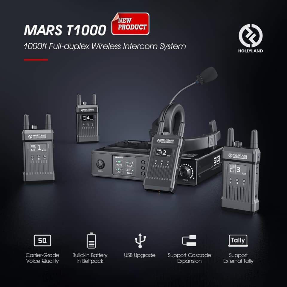 Hollyland MARS T1000 Wireless Intercom System