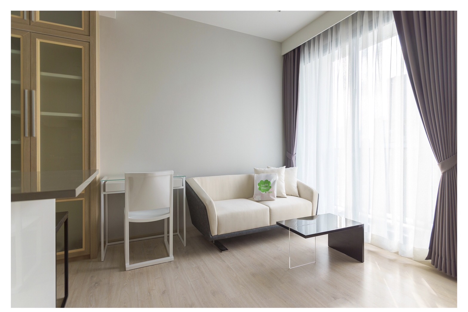 ขาย / เช่าคอนโด M Thonglor 10 ชั้น 15 ห้องมุม ขนาดห้อง 35.5 ตรม. คอนโด M ทองหล่อ ห้องมุม