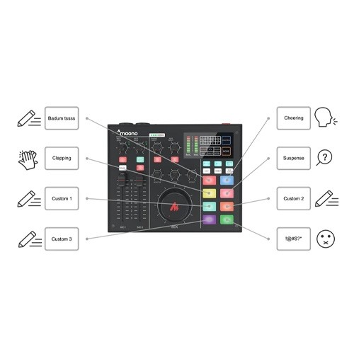 MAONO AU-AM100-K0 All-In-One Podcast Production Studio