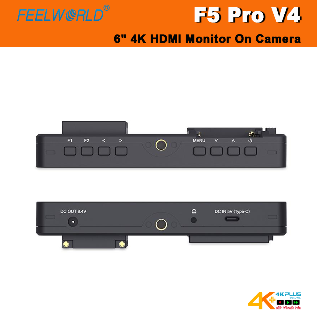 FEELWORLD F5 Pro V4 6" 3D LUT 4K HDMI Monitor
