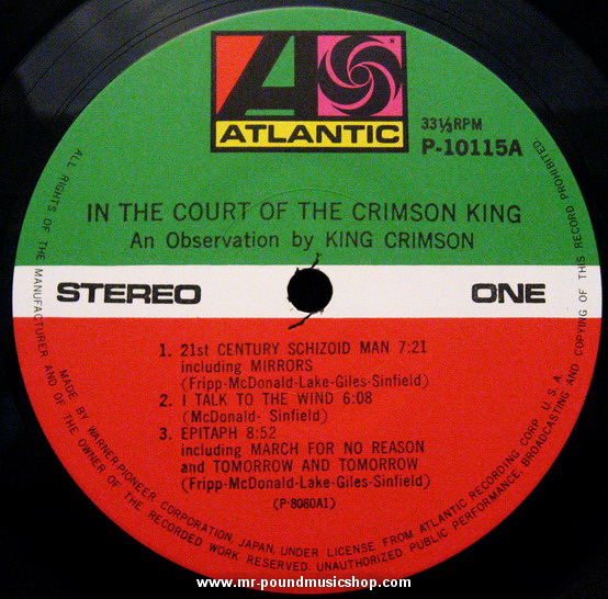 King Crimson - In The Court of The Crimson King