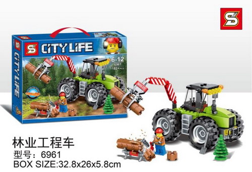 SY CITY LIFE 6961 ชุด Forest Tractor จำนวน 182 ชิ้น