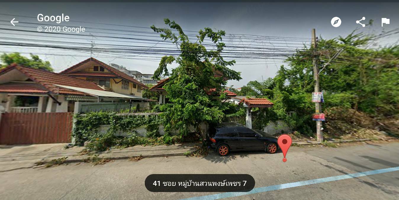 ขายที่ดิน 66 ตร.ว กว้าง 16 เมตร ลึก 16.5 เมตร แจ้งวัฒนะ จ.นนทบุรี หมู่บ้านพงษ์เพชร (การบินไทย)