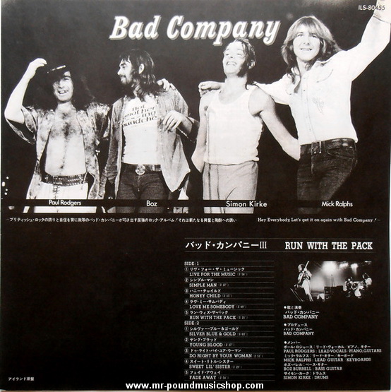 Bad Company - Run With the Pack