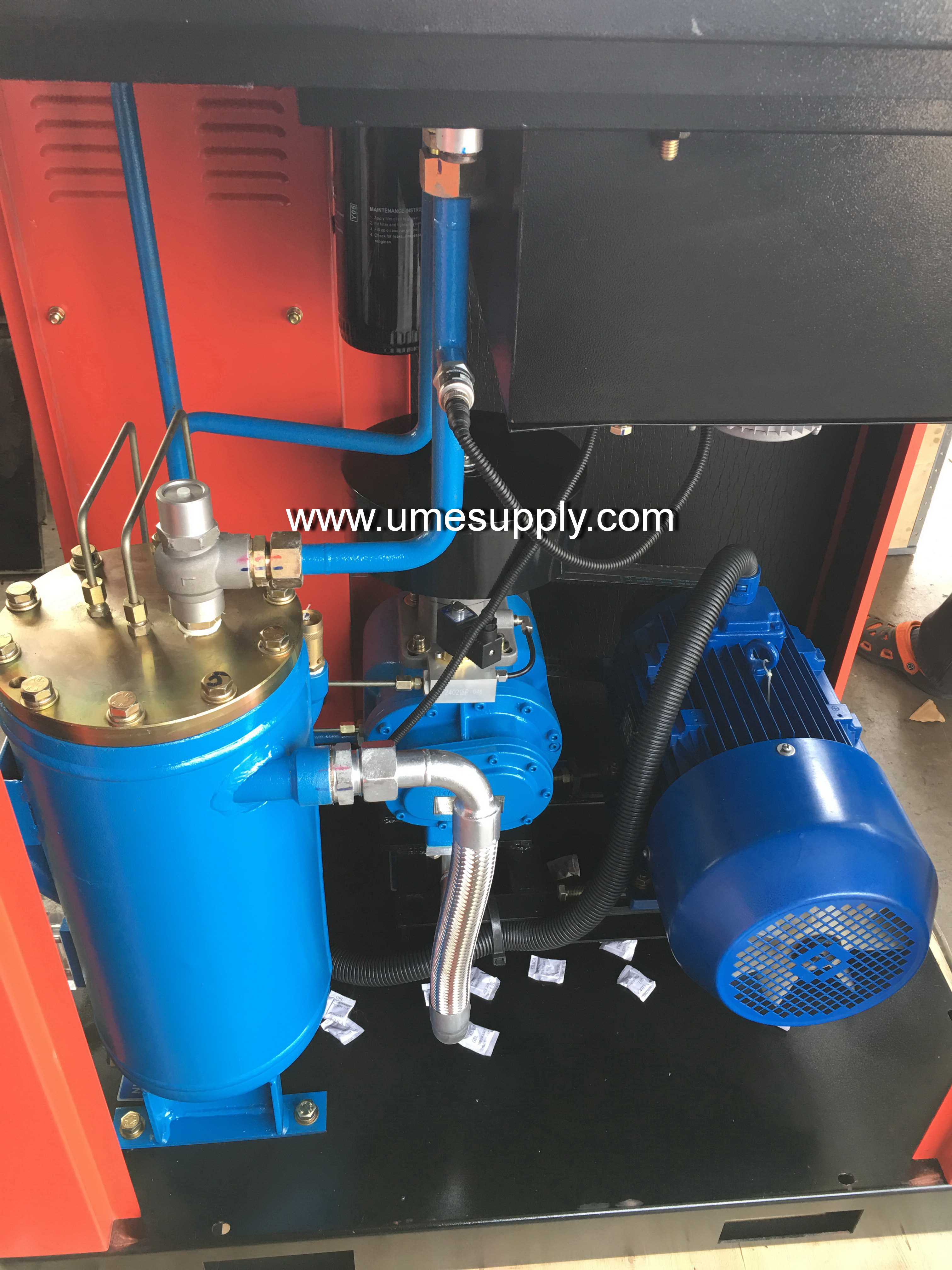 "ECOAIR" 20 HP. SCREW AIR COMPRESSOR. คอมเพรสเซอร์แบบสกรู