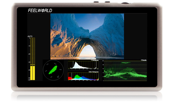 Feelworld G55 5.5Inch Full HD 3G-SDI HDMI On-camera Monitor with Waveform