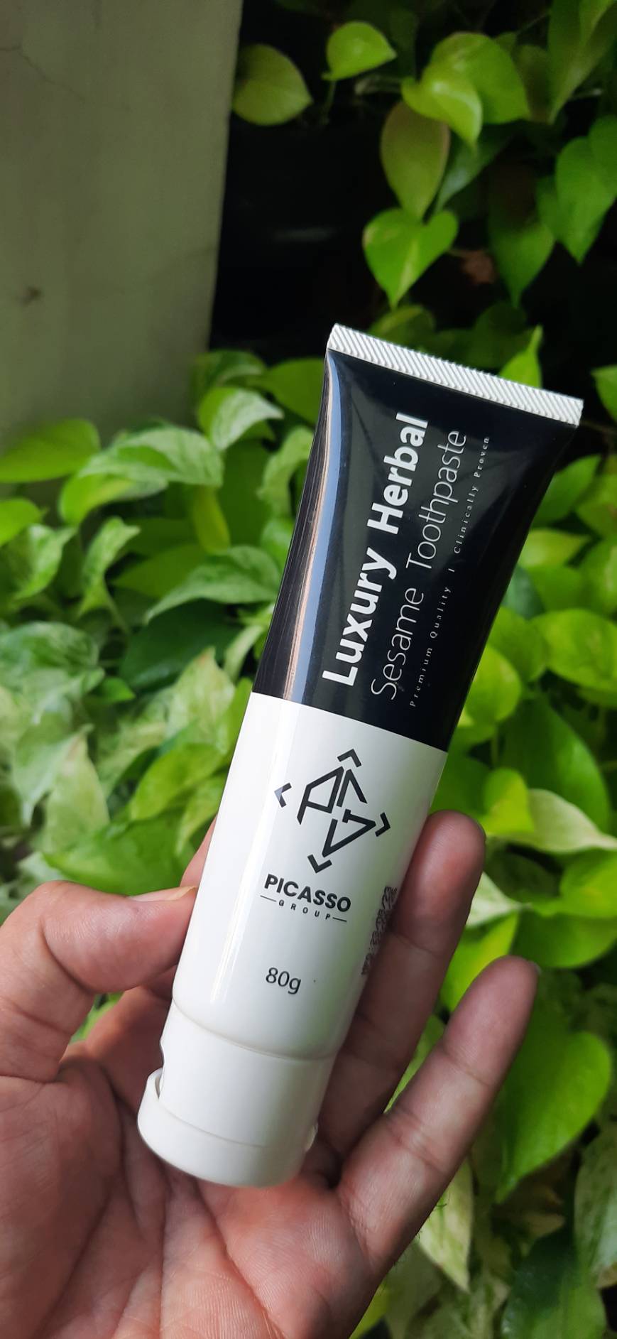 ยาสีฟันงาดำ ระงับกลิ่นปาก 80g. (1แถม1)