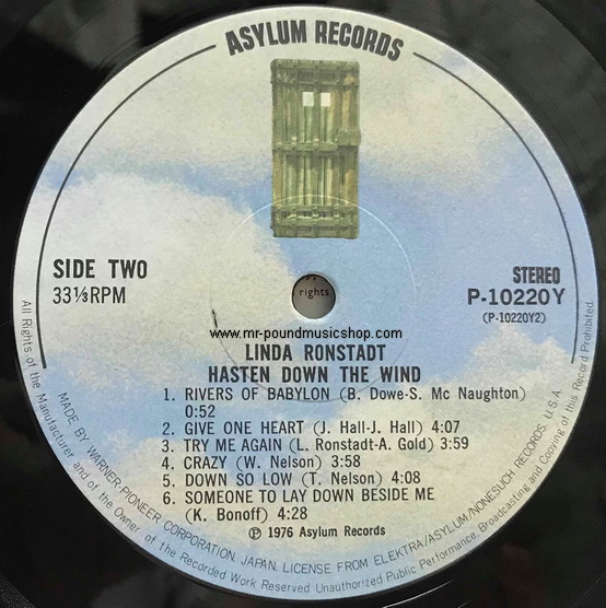 Linda Ronstadt - Hasten Down The Wind