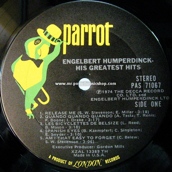 Engelbert Humperdinck - His Greatest Hits