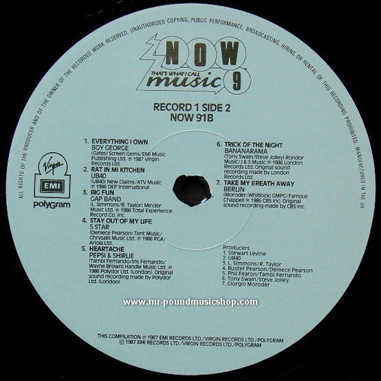 Various Artists - Now That's What I Call Music 9