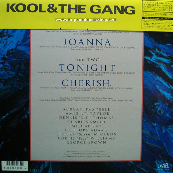 Kool & The Gang - Best 4 You - Celebration /Joanna / Tonight / Cherish