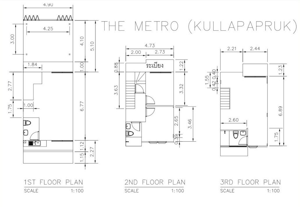 ขาย / เช่า ขายต่ำกว่าราคาตลาด** โฮมออฟฟิศ ทาวน์โฮม 3 ชั้น หมู่บ้าน The Metro Sathorn ใกล้ BTS วุฒากาศ