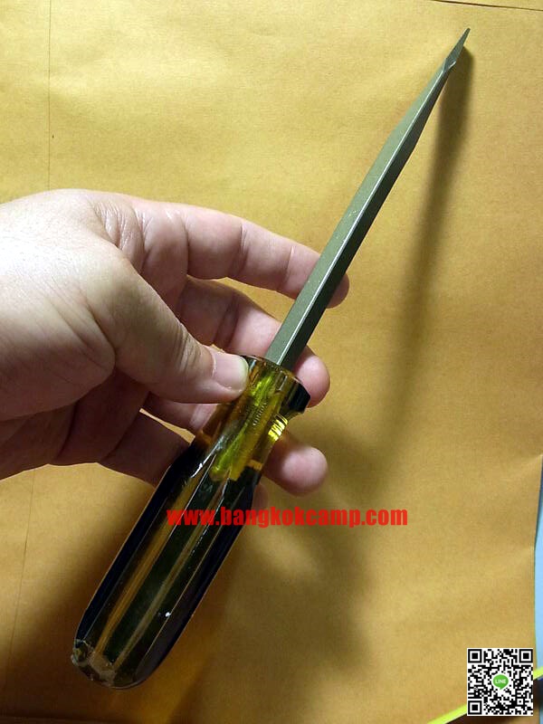 ไขควง อเมริกา GREAT NECK ขนาด6นิ้ว ก้านเหลียม Made in USA. ใหม่เก่าเก็บ