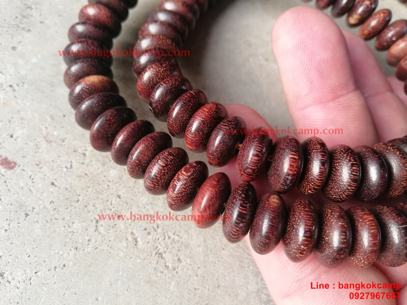 ไม้มงคลหายาก... ประคำ(ไม้แก่นมะขาม) ลายสวย ขนาด12มิล....ไม้แก่นมะขามแท้ทุกเม็ด