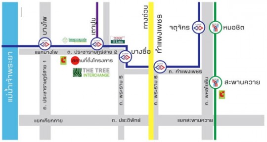 ขายคอนโด The Tree Interchange (เดอะ ทรี อินเตอร์เชนจ์) 1 ห้องนอน (ห้องเปล่า) 1 ห้องน้ำ ห้องตึก A พื้นที่ 35 ตร.ม