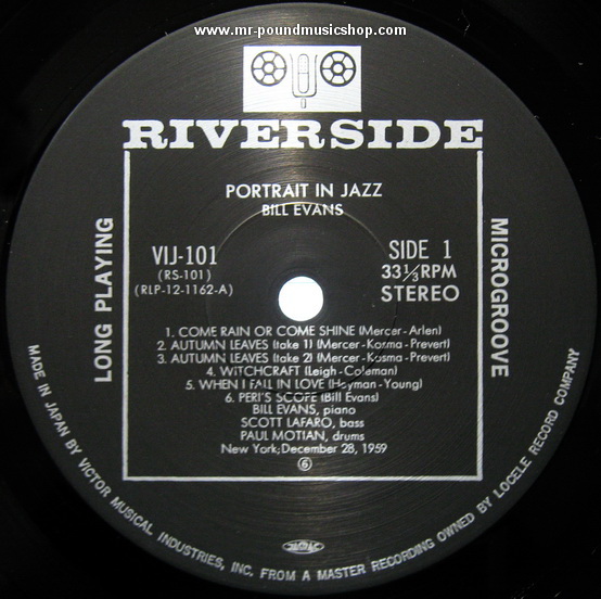 Bill Evans Trio - Portrait in Jazz