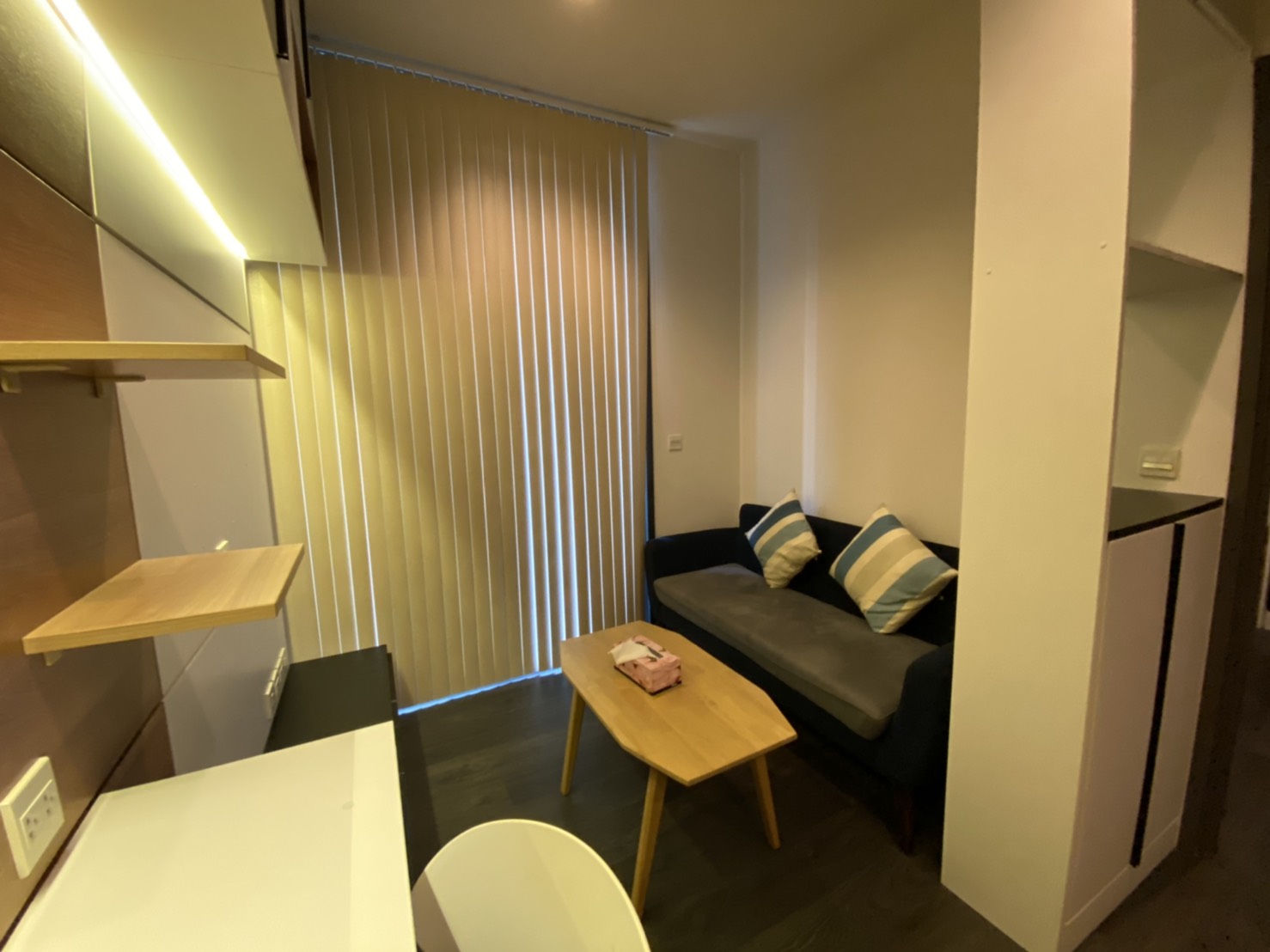 ห้เช่าคอนโด Edge Sukhumvit 23 (เอดจ์ สุขุมวิท 23) 1 ห้องนอน 1 ห้องน้ำ ห้องเลขที่ 8/253 ชั้น 12 City view