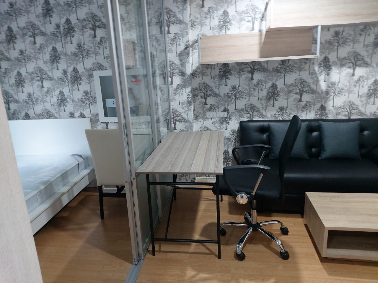 ขาย-เช่า คอนโดลุมพินี เพลส ศรีนครินทร์หัวหมาก-Airportlink 1 ห้องนอน 1 ห้องน้ำ ตึก A ชั้น 2