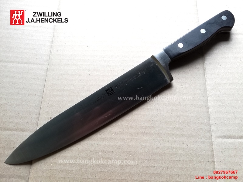 มีดตุ๊กตาคู่ ใบมีด9นิ้ว Zwilling J.A. Henckels Made in Germany (มีดมีตำหนิ ขายถูก) ของใหม่ ของแท้ (2)