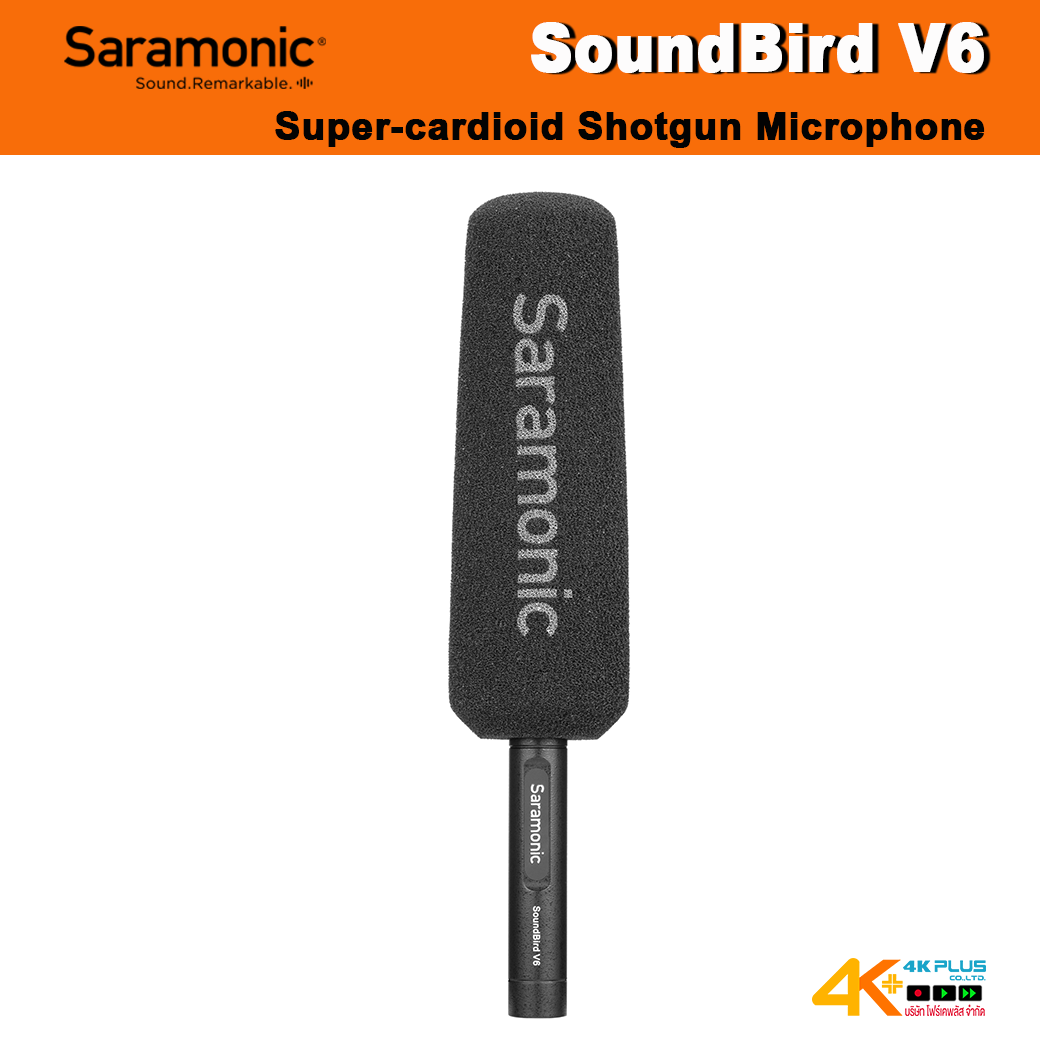 Saramonic SoundBird V6 Super-cardioid Shotgun Microphone