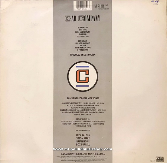 Bad Company - Fame And Fortune