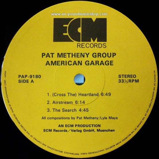 Pat Metheny Group - American Garage