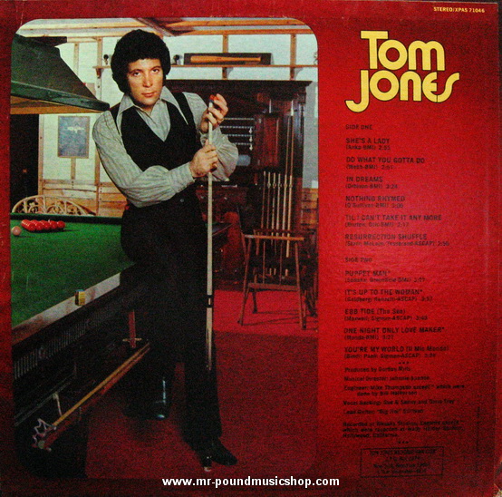 Tom Jones - Sings She's A Lady