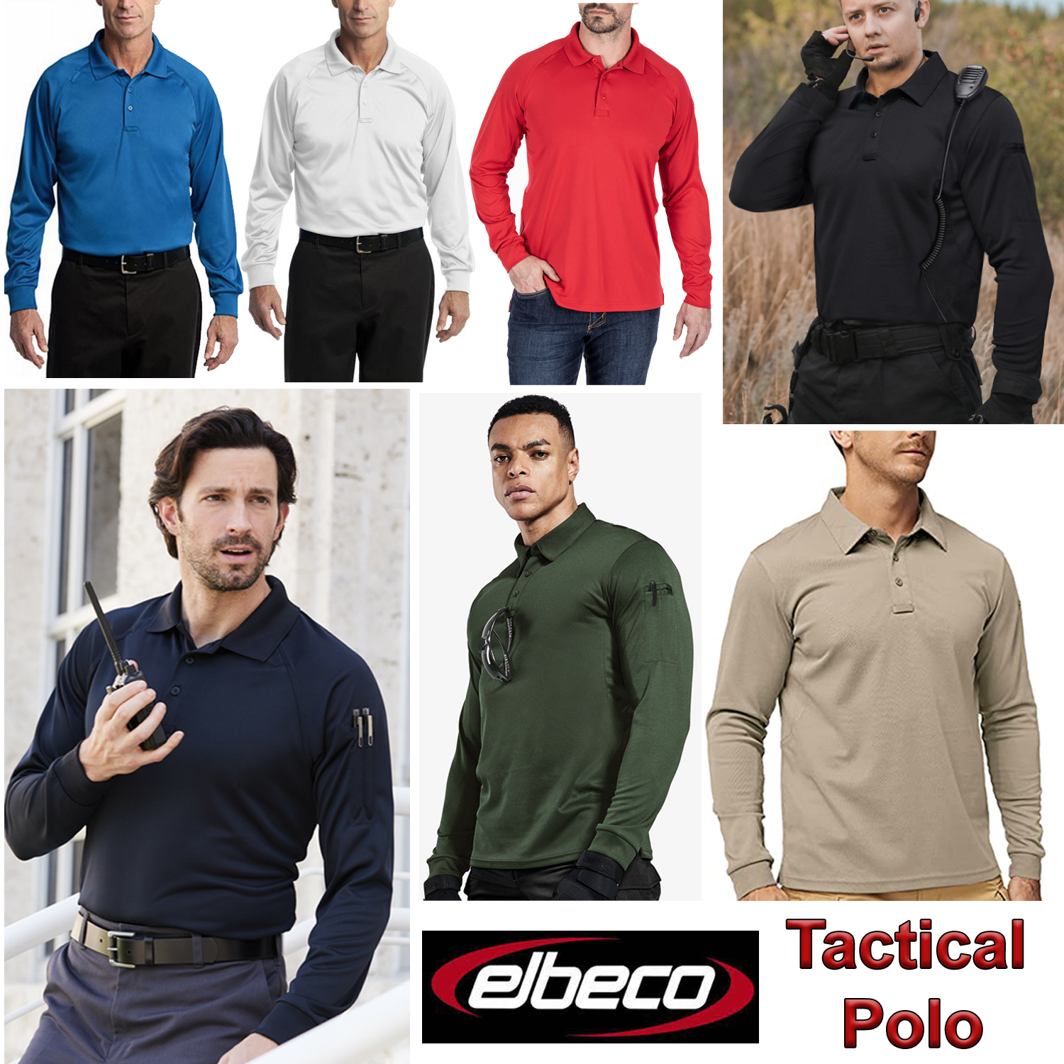 Elbeco Tactical Long Sleeve Polo