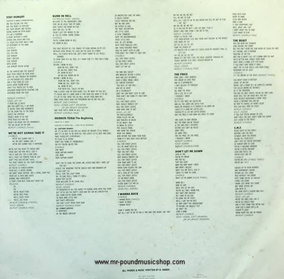 Twisted Sister - Stay Hungry