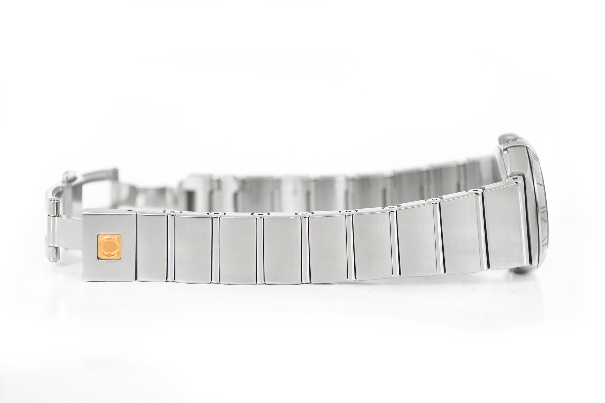 Omega Constellation Lady Size Quartz หน้าดำ หลักเพชร รุ่นใหม่