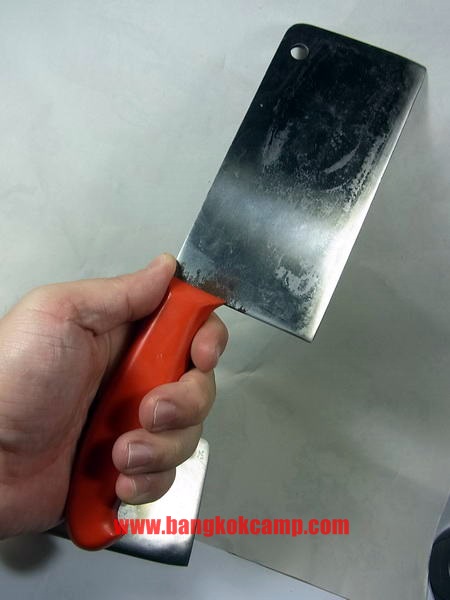 มีดสับ มีดปังตอเชคโก ด้ามแดง รุ่นเก่า ใหม่เก่าเก็บไม่ผ่านการใช้งาน Made in CZECHOSLOVAKIA เชคโกสโลวาเกีย