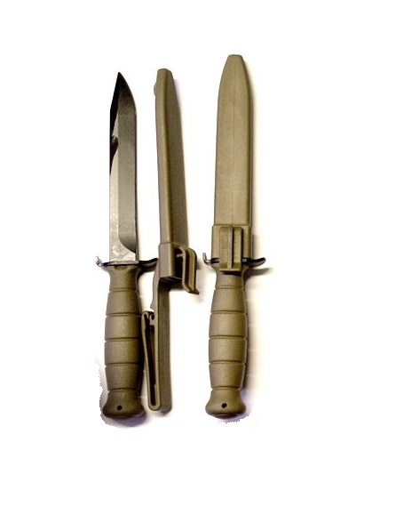 มีดกล๊อก Glock Field Knife, Glock81 Made in Austria ของใหม่ ของแท้ (เป็นมีดขว้าง+ทำเป็นใบหอกได้) ..สีเขียวมะกอก