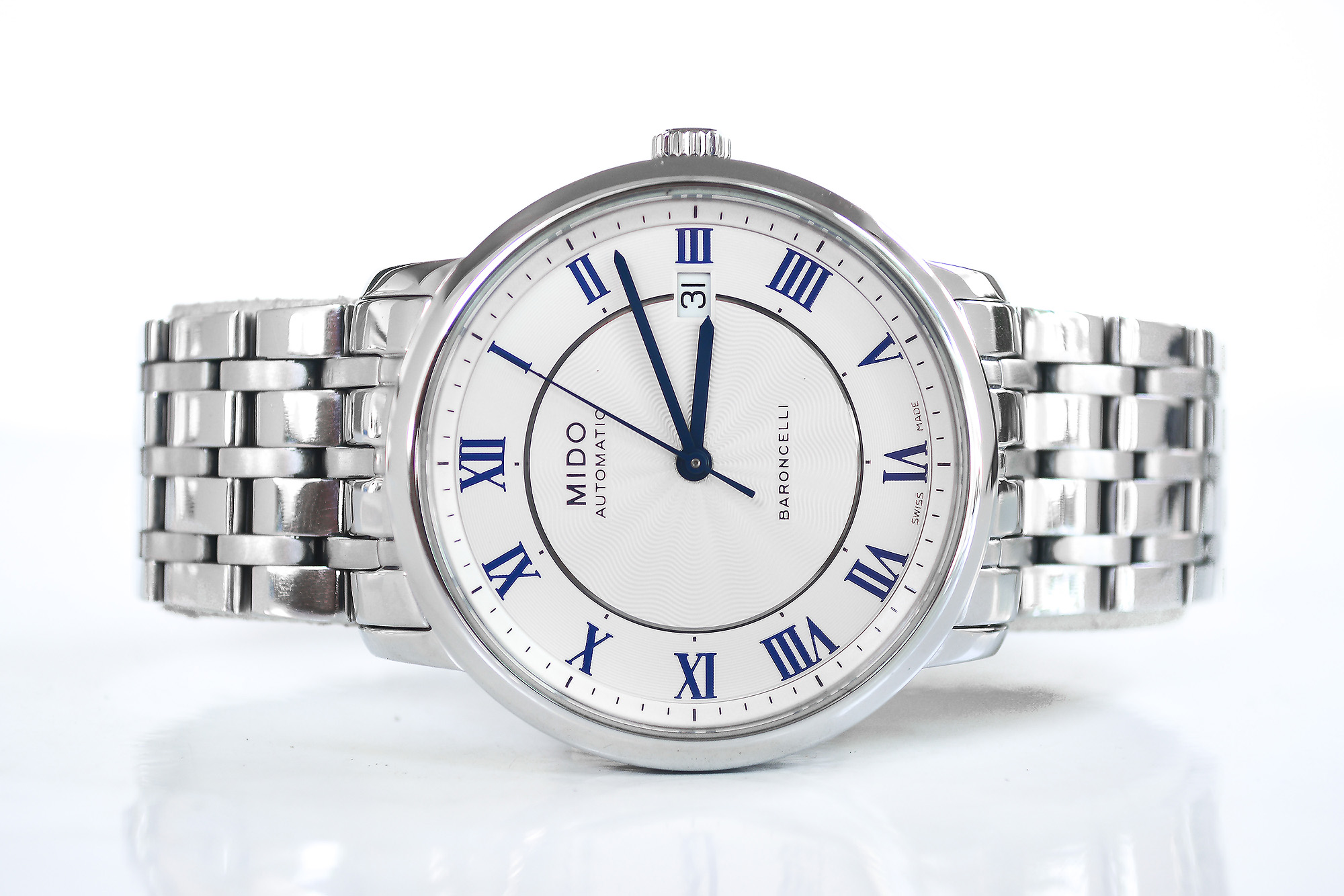 Mido Auto Baroncelli หน้ากิโยเช่ เลขโรมัน (Sold)