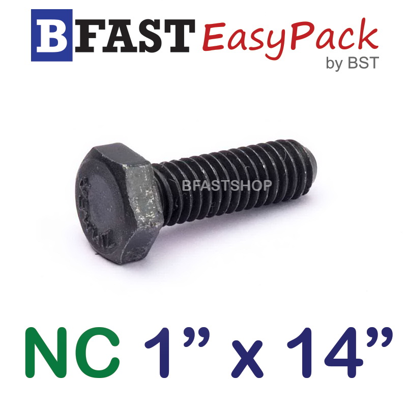 สกรู NC 1" x 14" *เกลียวครึ่ง*