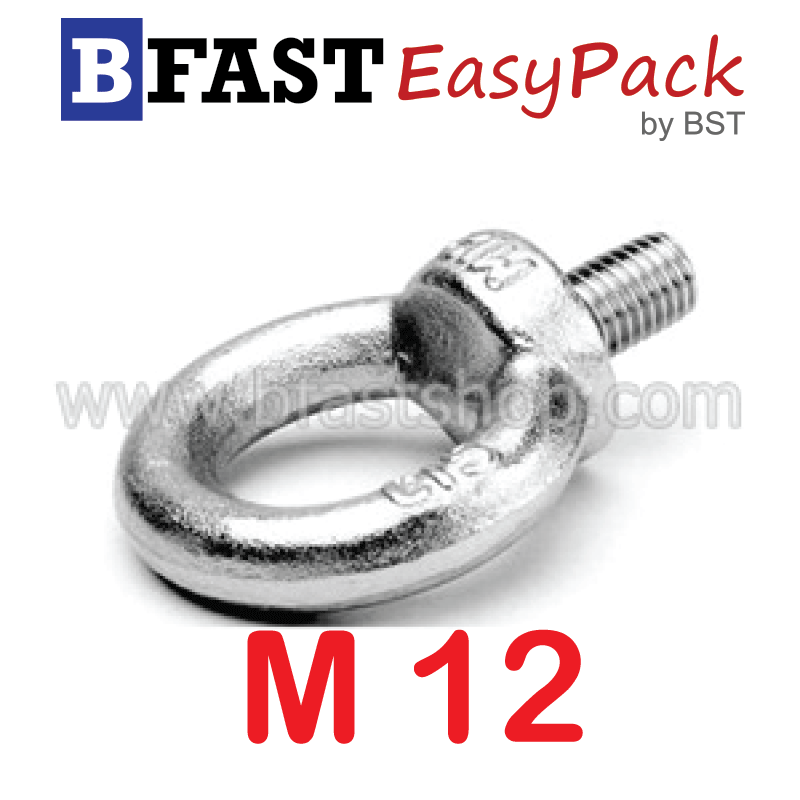 อายโบลท์สแตนเลส M12 ( 1ตัว/ถุง)