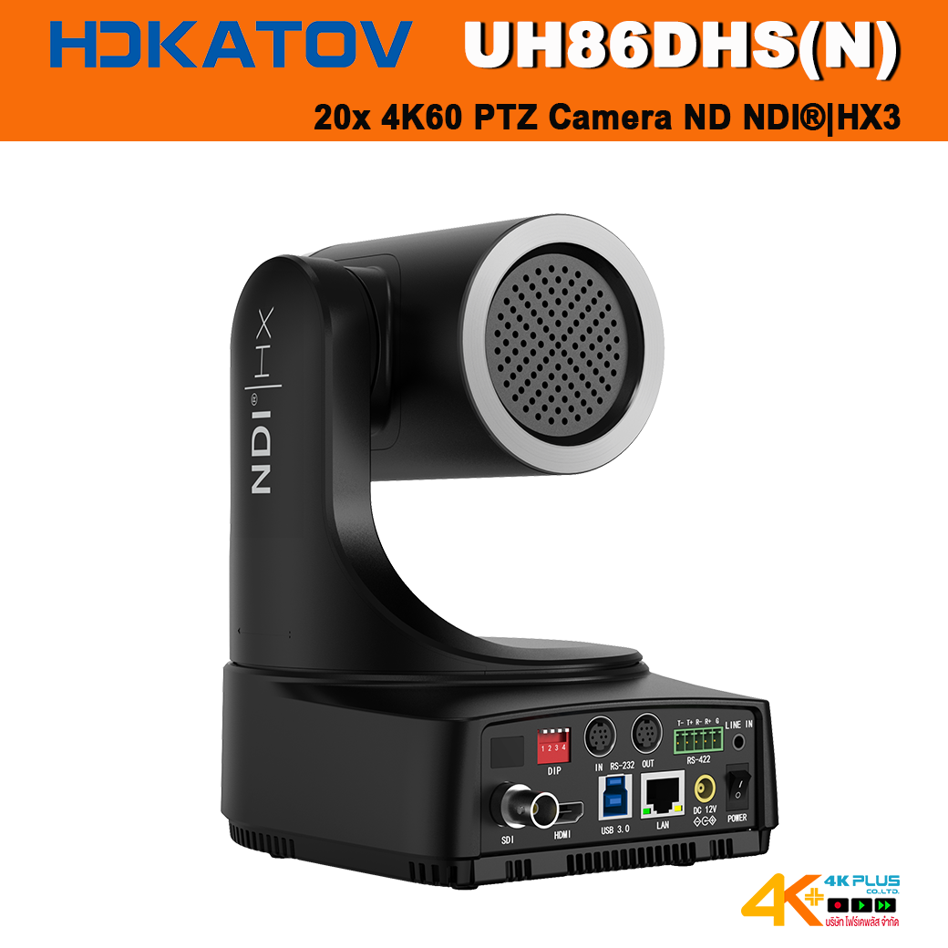 HDKATOV KT-UH86DHS(N) 20x 4K60 PTZ Camera ND NDI®|HX3
