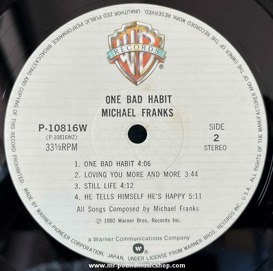 Michael Franks - One Bad Habit