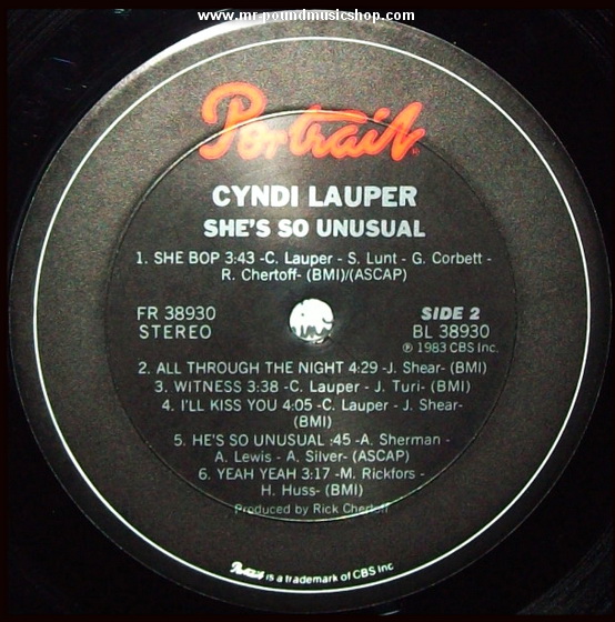 Cyndi Lauper - She's So Unusual