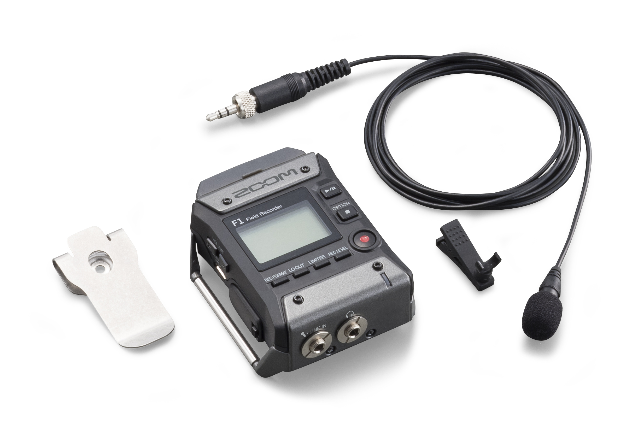 ZOOM F1-LP Field Recorder + Lavalier Mic