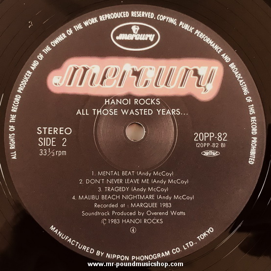 Hanoi Rocks - "All Those Wasted Years..."