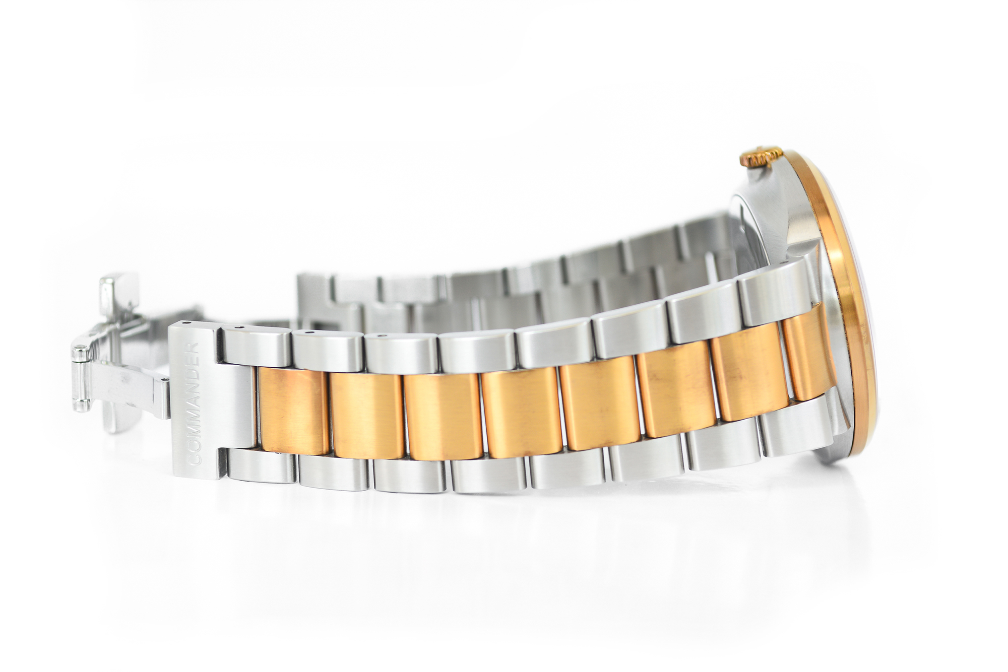 Mido Commander II Automatic Day-Date 2tone Pink gold