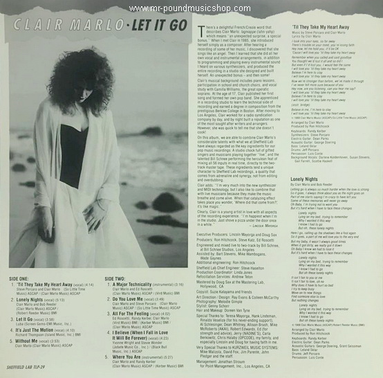 Clair Marlo - Let It Go