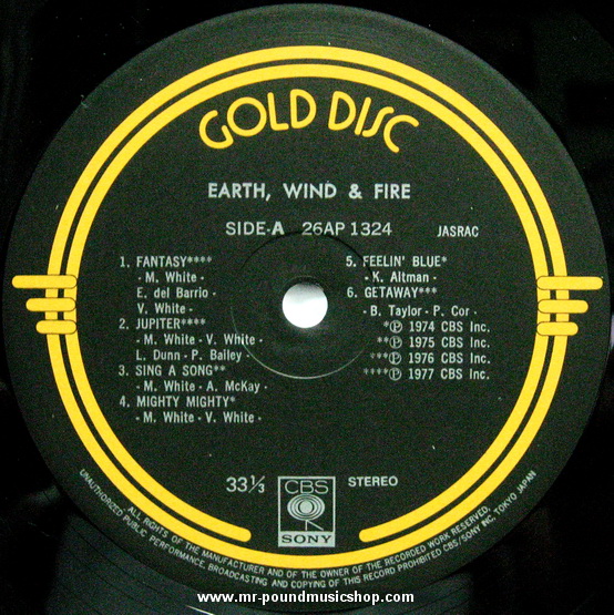 Earth,Wind & Fire - Gold Disc