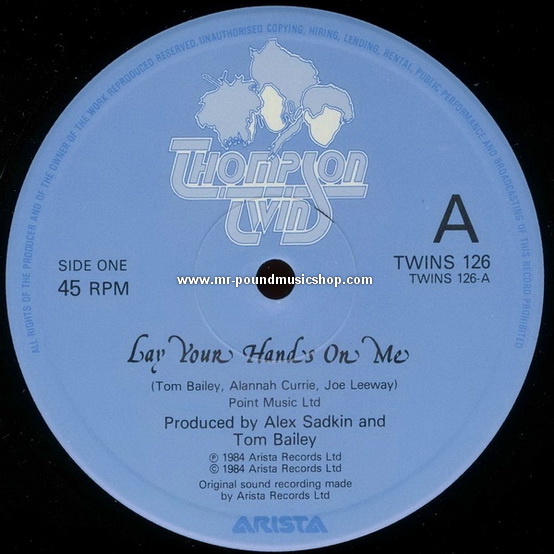 Thompson Twins - Lay Your Hands On Me