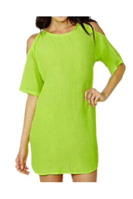 Cyber Sleeveless Women Package Hip Mini Ladies Dresses (Multicolor)