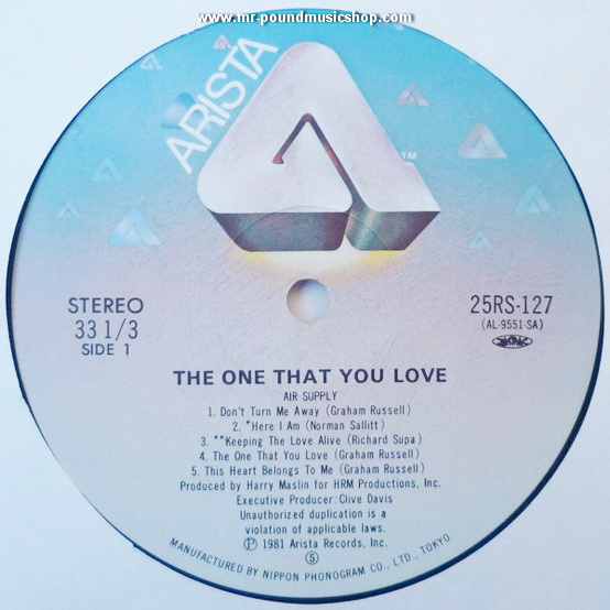 Air Supply - The One That You Love